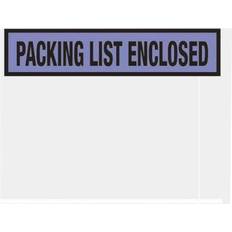 Box Partners 'Packing List Enclosed' Envelopes 4 1/2' x 5 1/2' Blue 1000/Case PL454