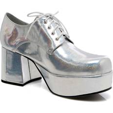 Herren Schuhe Ellie Shoes Herren 312 Pimp Plattform, Silber