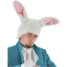 Fun White Rabbit Ears Hat