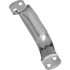 National Hardware 6-3/4 L Zinc-Plated Silver Steel Door Pull