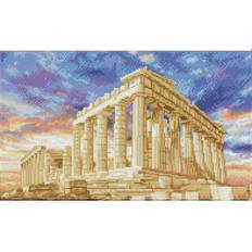 Diamond Dotz parthenon temple, acropolis, athens, greece painting
