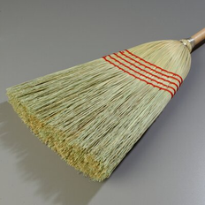 Garden Brushes & Brooms Carlisle Corn 5-Stitch Janitor Broom #26, 56" 4063400 Pkg Qty