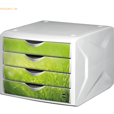 Archivboxen Helit Schubladenbox Chameleon A4-C4 4