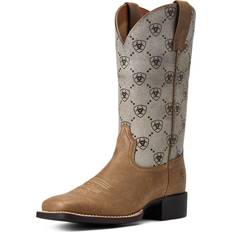 Riding Shoes Ariat Ladies Round Up Wide Square Toe Western Boots