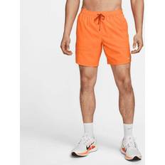 Nike Men's Stride Dri-FIT 7" Brief-Lined Running Shorts in Orange, DM4761-885 Orange