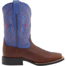 Riding Shoes Children's Shoes Ariat Kid's Quickdraw Western Boot - Brown Oiled Rowdy