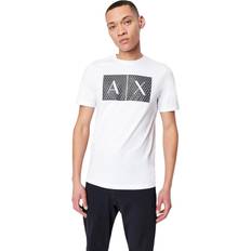 Armani Exchange T-shirts Armani Exchange X Men's Foundation Triangulation T-Shirt White White