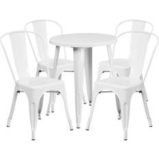 Bistro Sets Flash Furniture Chauncey Commercial Grade