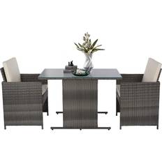 FDW Patio Dining Sets FDW PayLessHere 3 Pieces Patio Dining Set
