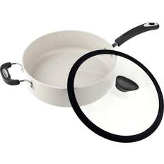 Aluminum Sauce Pans Ozeri Stone Earth with lid 1.32 gal