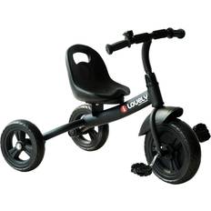 Tricycles Qaba 3-Wheel Recreation Ride-On Toddler Tricycle With Bell Indoor Outdoor Black