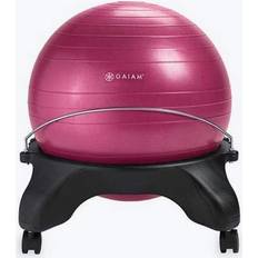 Gaiam Backless Balance Ball Chair, Fuchsia