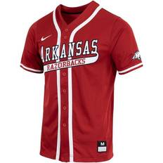 Soccer T-shirts Nike Men's Cardinal Arkansas Razorbacks Replica Baseball Jersey
