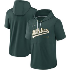 Nike Jackets & Sweaters Nike Men's Oakland Athletics Green Springer Short Sleeve Hoodie