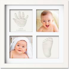 Photoframes & Prints KeaBabies Baby Hand and Footprint Kit, Baby Footprint Kit, Newborn Baby Shower Gifts for Baby Boy, Baby Girls Gifts, White, 12X12