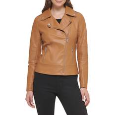Guess Outerwear Guess Women's Faux Leather Jacket Cinnamon