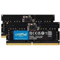 5600 MHz - SO-DIMM DDR5 RAM Memory Crucial SO-DIMM Black 5600MHz 2x8GB ECC (CT2K8G56C46S5)