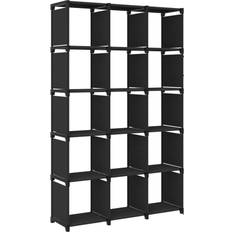 vidaXL 15-Cube Display Book Shelf