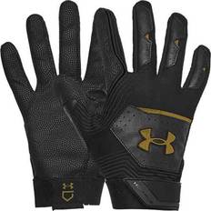 Baseball Gloves & Mitts Under Armour Clean Up 21 Baseball Batting Gloves - Black (002)/Metallic Faded Gold