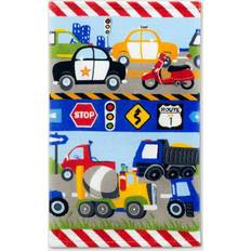 Baby Towels Dream Factory Trains and Trucks Printed Hand Towel