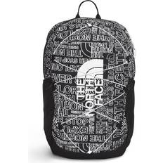 Black School Bags The North Face Court Jester Backpack: Black Marker Logo Print/Black