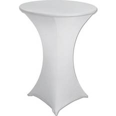 Banquet Stretch Spandex Highboy Cocktail Cover Pro Tablecloth White