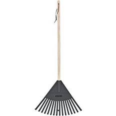 Durable Superio Kids Rake with Hardwood Handle- Head to Sweep Leaves Tidying Up The Garden