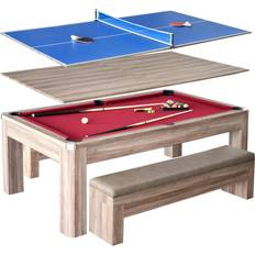 Pool table table combo Hathaway Newport Collection BG2535P 7-ft Pool Table Combo