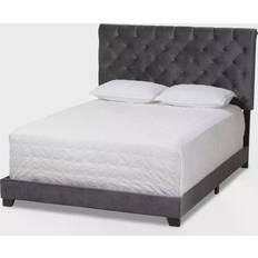 Double Beds Bed Frames Baxton Studio Candace Queen
