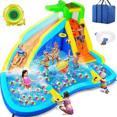 Water Slide Inflatable 6 in 1 Water Park