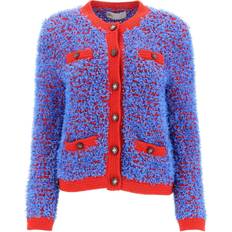 Multicolored - Women Cardigans Tory Burch Confetti Tweed Jacket