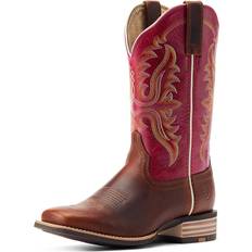 Riding Shoes on sale Ariat Olena Square Toe Cowboy Boot Brown
