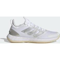 Racket Sport Shoes adidas adizero Ubersonic 4.1 Women's Tennis Shoes White/Silver/Grey