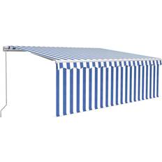 vidaXL Manual Retractable Awning with Blind 450x300cm