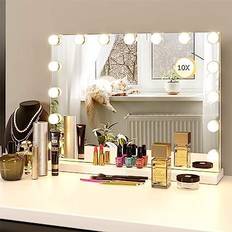 UUC LilyHome Vanity Mirror with LED 10X Magnification