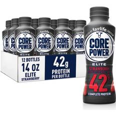 Fairlife protein shake fairlife Core Power Elite Strawberry High Protein Milk Shake 414ml 12