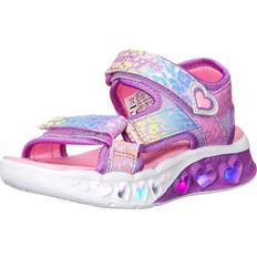 Skechers Sandals Children's Shoes Skechers Kids Girls Flutter Hearts Sandal Lavender/Multi, Little Kid