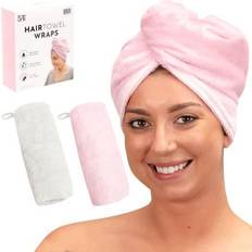 Hair Wrap Towels S&T INC. Microfiber Hair Towel Wraps Long Thick