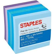 Staples Office Supplies Staples 3" Watercolor Pop-Up 600 Notes