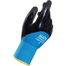 Schwarz Einweghandschuhe MAPA Handschuh Temp Ice 700 schwarz-blau