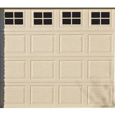 Household Essentials Decorative Magnetic Single Door Garage Windows, Black, 16 pc Set Black