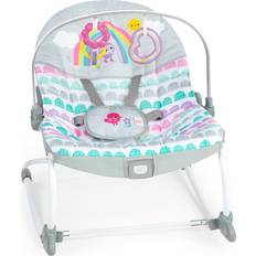 Bouncers Bright Starts Infant to Toddler Baby Rocker Rosy Rainbow