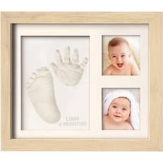 Photoframes & Prints KeaBabies Baby Hand and Footprint Kit, Baby Footprint Kit, Baby Keepsake Picture Frames, Red/Coppr, 6X4
