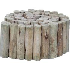 Firewood Shed on sale Backyard X-Scapes D Natural Eucalyptus Wood Solid Log for Landscaping Garden Fence