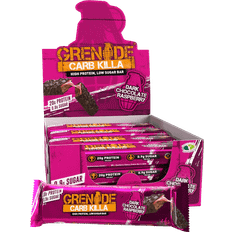 Grenade Bars Grenade Dark Chocolate Raspberry Protein Bar 60g 12