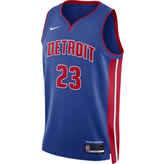 NBA Matchdrakter Nike Detroit Pistons Icon Edition 2022/23 Men's Dri-FIT NBA Swingman Jersey in Blue, DN2004-402 Blue
