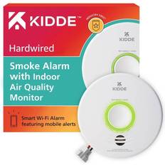 Air Quality Monitors Kidde smart smoke detector with indoor air quality monitor, p4010acsaq-wf