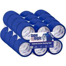 Blue Packaging Tapes & Box Strapping Box Partners Tape Logic Carton Sealing Tape 2.2 Mil 3' x 55 yds. Blue 24/Case T90522B