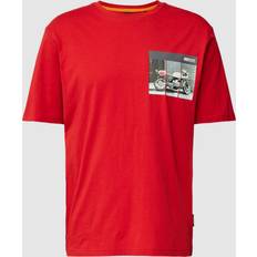 HUGO BOSS Rundhals T-Shirt TeeMotor 10204207 01, Bright Red