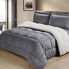 Sleep Soft Ultra Plush Bedspread Gray (228.6x228.6)